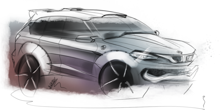 BMW X5 M Speed Sketch